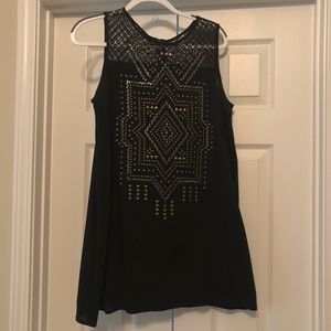 Women’s Black Studded Dress - Like new!